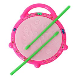 HOMOZE Battery Operated 3D Flash Drum Toy with Flash Light & Music Effects | Dynamic Musial Instrument Toy with 2 Mallets for Toddlers | Musical Sound Learning & Educational Instrument Toy image 4