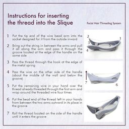 Concepta Silique Eyebrow Face and Body Hair Threading and Removal Epilators System Multi Use with extra 6 thread Eyebrow Face and Body Hair Threading Removal Epilator Tweezer Kit (Silique Multi) image 3