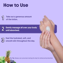Aravi Organic 10% AHA + 1% BHA Body Lotion For Exfoliation - Treats Strawberry Legs & Bumpy Skin With Ceramide - Skin Britheninig Lotion With Niacinamide and Shea Butter - 200 ml image 5
