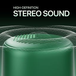 Mivi Play Bluetooth Speakers Wireless with 12 Hours Playtime. Wireless Speaker Made in India with Exceptional Sound Quality, Portable and Built in Mic-Green image 3