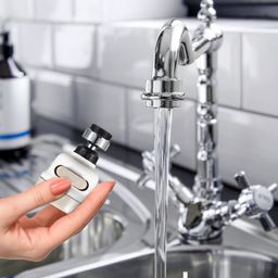Amazon Basics Rotatable Splash Proof 3 Modes Water Saving Nozzle Filter Faucet Sprayer image 2