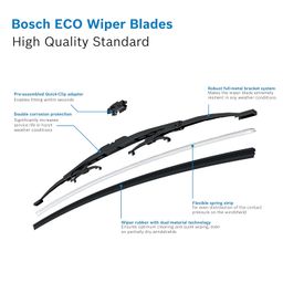 Bosch | ECO (Single) | Economical Wiper Blade | Size 17 Inch | 3397011645END image 2