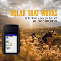 COROS DURA Solar GPS Bike Computers, 120-Hour GPS Battery Life, Solar Charging, 2.7" MIP Color Touchscreen, Fast Data Sync, Turn-By-Turn Navigation, Dual-Freq GPS, Strava, Ride with GPS, Komoot Routes image 2