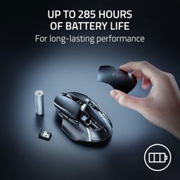 Razer Basilisk V3 X HyperSpeed Wireless Gaming Mouse: Bluetooth & HyperSpeed Wireless Compatible | 7 Programmable Buttons | 18000 DPI Optical Sensor - Matte Black - RZ01-04870100-R3A1 image 4