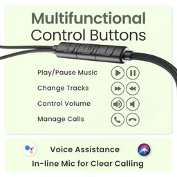 Ambrane Type C Wired in Ear Earphones with in-Line Mic for Clear Calling,1.2M Cable,10Mm Dynamic Drivers for Boostedbass,Control Buttons for iPhone 15,Samsung&Type C Devices (Stringz 38C, Purple) image 4