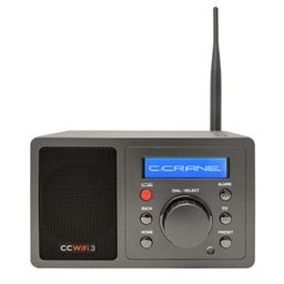 c.crane C. Crane DC WiFi 3 Internet Radio with Skytune, Bluetooth Receiver, Clock and Alarm with Remote Control, Access to Thousands of Radio Stations Worldwide image 3