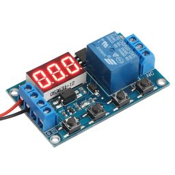 Robocraze DC 6V To 30V One Way Relay Module Delay Power Off Disconnection Trigger Delay Cycle Timing Circuit Switch image 1