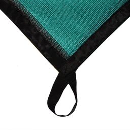 Vego Sports Green Shade Net/Agro/Balcony/Garden Net - UV Stabilized, Nylon Tape Borders & Ropes on All Sides with Hooks for Installation - 75% Shade image 4