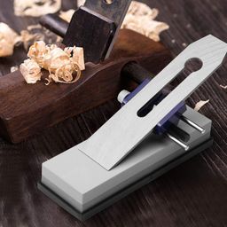 CATSON Precision Honing Guide Sharpening Jig Wood Chisel Edge Sharpening Holder Adjustable Clamping Range 0-55mm Chisel Planer Fixed Angle Knife Sharpener Pebble Honing Guide Tool Clamping image 4