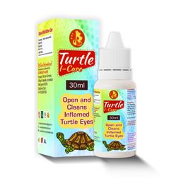 Sage Square Turtle I-Care Eye Drops (30ml) | Supports Swollen, Inflamed & Infected Eyes | Promotes Clear Vision & Eye Health | Essential Care for Healthy Turtles | Helps in Vitamin A Deficiency (30ml) image 1