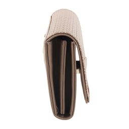 mochi Womens Synthetic Beige Clutch (One Size) image 4