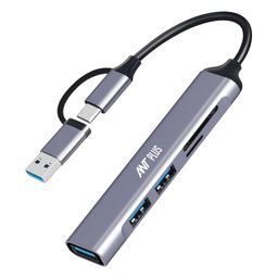 Ant Plus Booster 501 5 in 1 USB C 3.0 HUB - Grey image 1