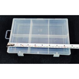 Right Plastic 6 Partition Rectangular Multi-Purpose Storage Box With Lid For Storing Jewellery & Daily Usage Items.(Pack of 1) image 5