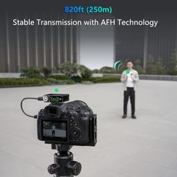 hollyview Hollyland Lark Max Wireless Lavalier Microphone with Professional ENC,250m Range, 22-Hour Battery,Wireless Microphone Compatible with iPhone/Andriod/Camera/PC Record Interview, Vlogs image 2