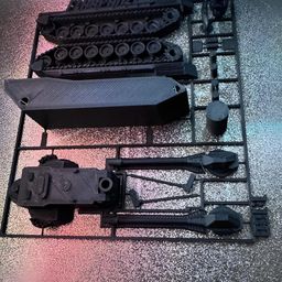 Flakpanzer Gepard Military Tank Model Kit, Plastic Assembly Parts, Scale Model image 2