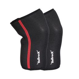 BullrocK Powerlifting Knee Sleeves | Thick Neoprene Sleeve for Powerlifting Squats | 7MM Powerlifting Knee Sleeves (M) image 1