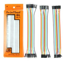 ePro Labs KIT-0010 Breadboard + 60 Pieces Jumper Wires Set image 1