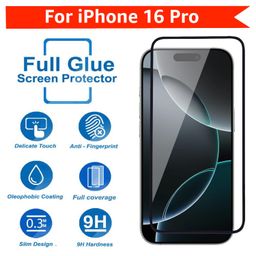 POPIO Military-Grade Gorilla Tempered Glass Compatible For iPhone 16 Pro (Black) Edge To Edge Coverage With Easy Installation Kit for Smartphone image 4