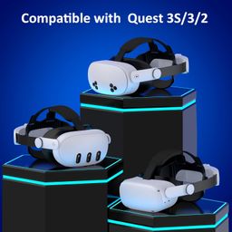 MystNova Head Strap for Meta Quest 3S/Quest 3/Quest 2, VR Headset Accessories Adjustable Elite Strap Replacement for Oculus image 2