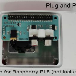 raspiaudio Audio DAC Hat Sound Card (Audio+V3) for Raspberry PI5 / PI4 / Pi Zero / PI3 / PI3B / PI3B+ / Better Quality Than USB image 4