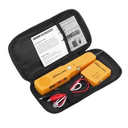 msdada Wire Tracer Tone Generator and Probe Kit - Network Cable Continuity Phone Line Tester - Wire Cable Tracker Telephone Line Finder Toner Signal Detector Locator Tool image 1