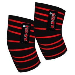 USI UNIVERSAL THE UNBEATABLE Knee Wraps 203cm(80"), 733KW3 Line Weight Lifting Knee Wraps Training Straps Power Lifting Gym With 3 Line Strong Elastic Construction (Pack of 1 Pair) image 1