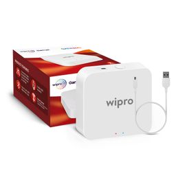 Wipro Smart Gateway Hub With Sigmesh Technology | Wi-Fi Hub for Panels and COBs | Control Lights From Anywhere | Voice Control With Alexa & Google Asst. | White, Pack of 1 image 1