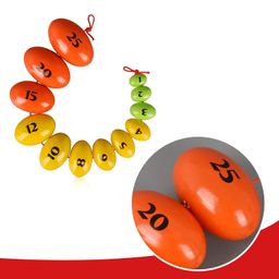 medarchitect Wooden Prader Orchidometer, Prader Balls, Endocrine Rosary for Measuring Testis Scale in Clinic/Hospital, Best Gift for Endocrinologist and Pediatrician image 2