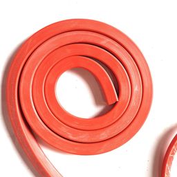 Chetanoring Red Silicone Rubber Square Cord, Size 10 MM X 10 MM Dia Length 2M, Hardness 60+/-5 Temperature Range -60°C to +220°C water Proof gasket packing sealing vaccume image 1