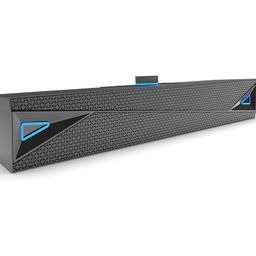 amazon basics AmazonBasics X20R 20W Bluetooth Soundbar with 2000mAh Battery | 2X Bass | Up to 9hrs of Playback | Bluetooth 5.3, Aux in, USB, Micro TF Card Connectivity (Grey) image 1