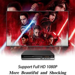 metricsquare Home DVD Player for TV CD Player HDMI and RCA Cables Remote Control USB Input 1080p All Region Free Breakpoint Memory Support TV Monitor and Projector image 5