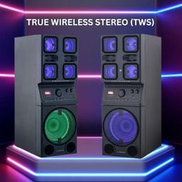 Party Blaster 500 Powerfull 200 WATTS Home Theatre Single Tower Party Speaker System with Dynamic Disco Lights, Bluetooth,USB, Digital FM, INBUILT Karaoke,MIC Port� image 4