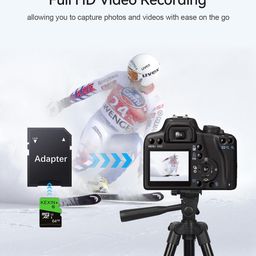 KEXIN 64GB Micro SD Card with SD Adapter, microSDXC UHS-I C10 U1 Memory Card, 80MB/s Read 12MB/s Write, Full HD High Speed TF Card for Smartphone, Tablet, Action Camera, Drone, Game Console (1 Pack) image 5