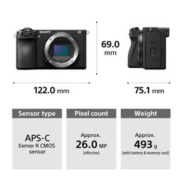 Sony Alpha ILCE-6700L APS-C Interchangeable-Lens Mirrorless Camera (Body + 16-50 mm Power Zoom Lens) | Made for Creators | 26.0 MP | Artificial Intelligence Based Autofocus | 4K 60p Recording - Black image 3