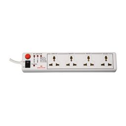 Anchor by Panasonic 4 way 6A International Socket with Single Switch | 4 Way Extension Board with 4 Mtr Extension Cord | Multi Plug Socket for Home Wall, Office (22048) image 1