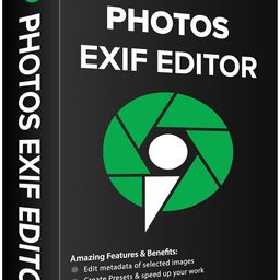 Photos Exif Editor 1 PC , 1 Year | Edit Photo Metadata | Reads & Writes EXIF, IPTC, XMP metadata (Email Delivery in 2 hours- No CD) image 1