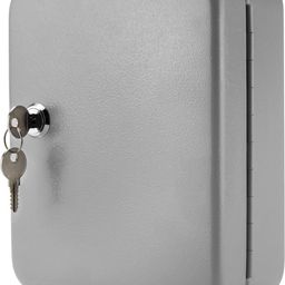Divik Wall-Mount Metal Security Key Holder Box 20 Keys Capacity Metal Key Box Safe Storage Key Lock Box with Number Tags & Hooks (1Pcs) image 4