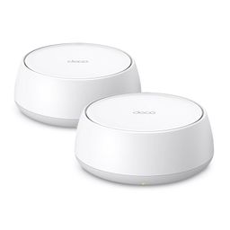 TP-Link Deco BE25(2-Pack) Dual Band BE5000 Whole Home Mesh WiFi 7 System| 8K Streaming | 5 Gbps Router | 2×2.5 Gbps Gigabit, 4K-QAM, 4 Antennas | VPN, MU-MIMO | Works with Alexa and Google Assistant image 1