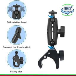 ADOFYS Motorcycle Accessory Bundle Compatible with Insta360 ONE X2, X3, ONE X, ONE R, RS, Gopro Hero Max, Fusion, DJI OSMO Action 2 Camera image 2