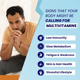 Geofit Multivitamin Tablet for Men with Calcium, Vitamin D3 & B12 for Bone Strength, Heart Health & Immunity Health Supplements Multi Vitamin for Men Pack of 30 Tablets image 3