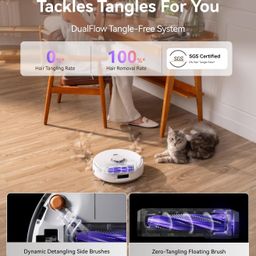NARWAL Freo Z10 Robot Vacuum and Mop Combo, Tangle Free Robot Mop image 2