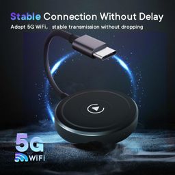 kiuudre Wireless CarPlay Adapter, 2023 Upgrade Plug and Play Dongle Converts Wired to Wireless, Fast and Easy Use Fit for Cars from 2016 & iPhone iOS 10+ image 2