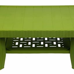 SkyGlamour Supreme Mark Set of 4 Chairs with Vegas Center Table for Home | Office | Garden | Indoor and Outdoor Use (Color: Mehandi Green; Qnt: 5 Pcs.) image 4