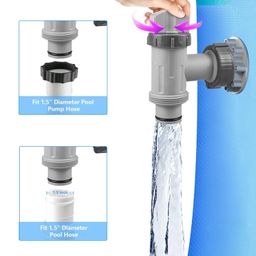 Sougrifow Plunger Valve Compatible with Intex Pool Parts, On/Off Plunger Valve Replacement Accessories for Above Ground Pool Filter Pump (1 Pack) image 5
