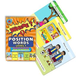 Brainy Bug Resources Flashcards and Child Resources for Teaching Language_Skills Educational Flash Cards(Position Words) image 1