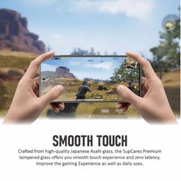 supcares Military-Grade Gorilla Tempered Glass Screen Protector for OnePlus Nord CE 4 Lite (6.67 Inch) With Installation Kit | Edge to Edge Coverage | Black image 4