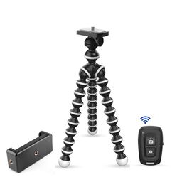 digitek DIGITEK® (DTR 260 GT) Gorilla Tripod/Mini 33 CM (13 Inch) Tripod for Mobile Phone with Phone Mount & Remote, Flexible Gorilla Stand for Point and Shoot & Action Cameras image 1