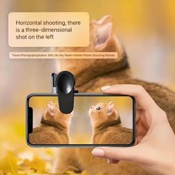 KIDWILL Rear Lens Expansion Camera Selfie Mirror, Selfie Smartphone Mirror, Vlog Selfie Mirror Suitable for All MobilePhones, Travel, High-Definition Phone Reflection Mirror (Round Selfie Mirror) image 5
