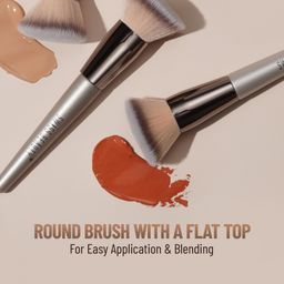 Swiss Beauty Foundation Blender Brush for Makeup | Synthetic Fibres | Easy Blending image 4