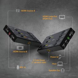 j5create Live Video Capture Card - Dual HDMI to USB-C, Supports 1080p 60Hz Video and Audio Recording, Power Delivery 60W Pass Through, Ideal for PC Xbox Playstation Android Game Live Streaming (JVA06) image 2